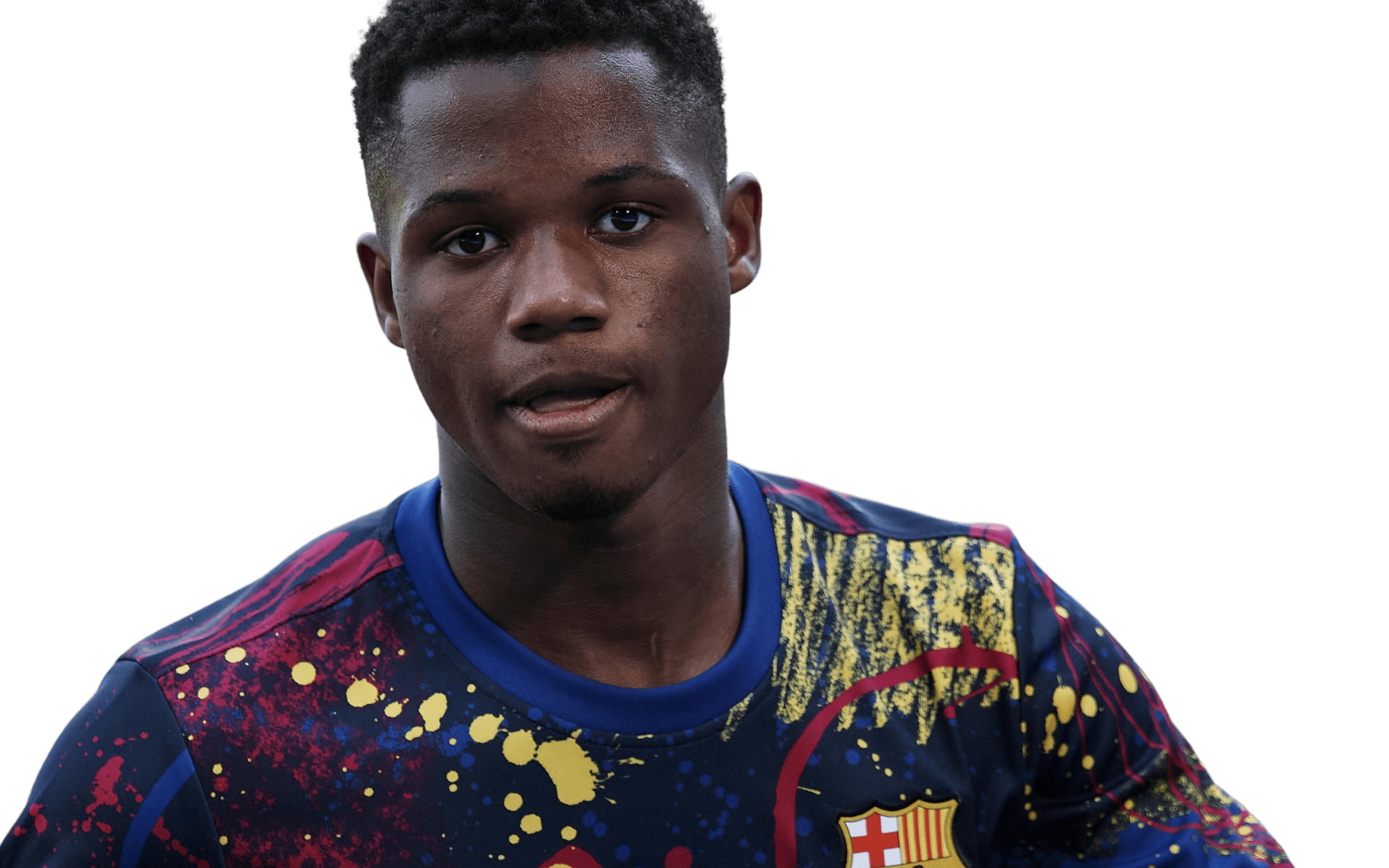 Испанский футболист клуба Барселона Ансу Фати