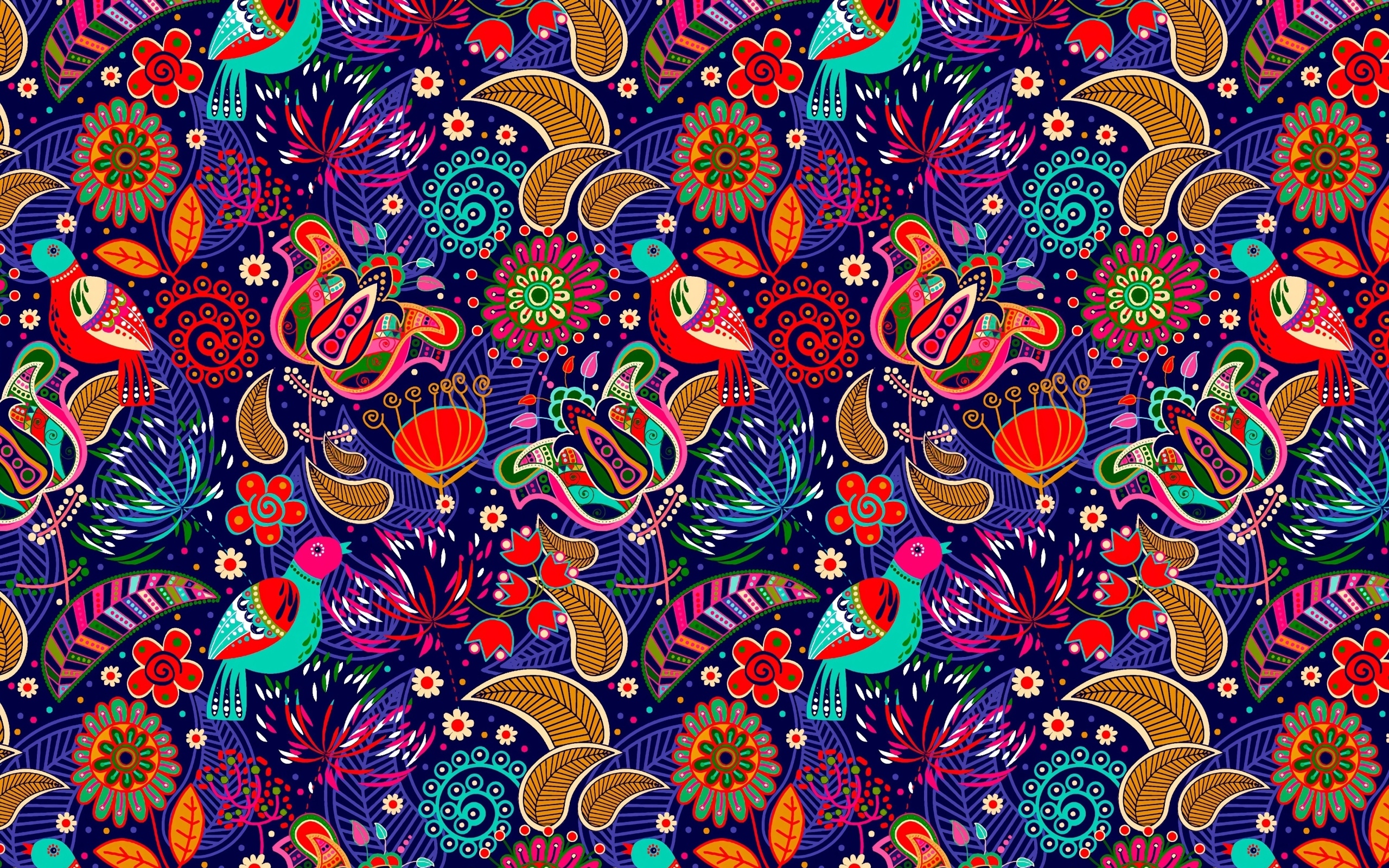 Красивый яркий абстрактный рисунок