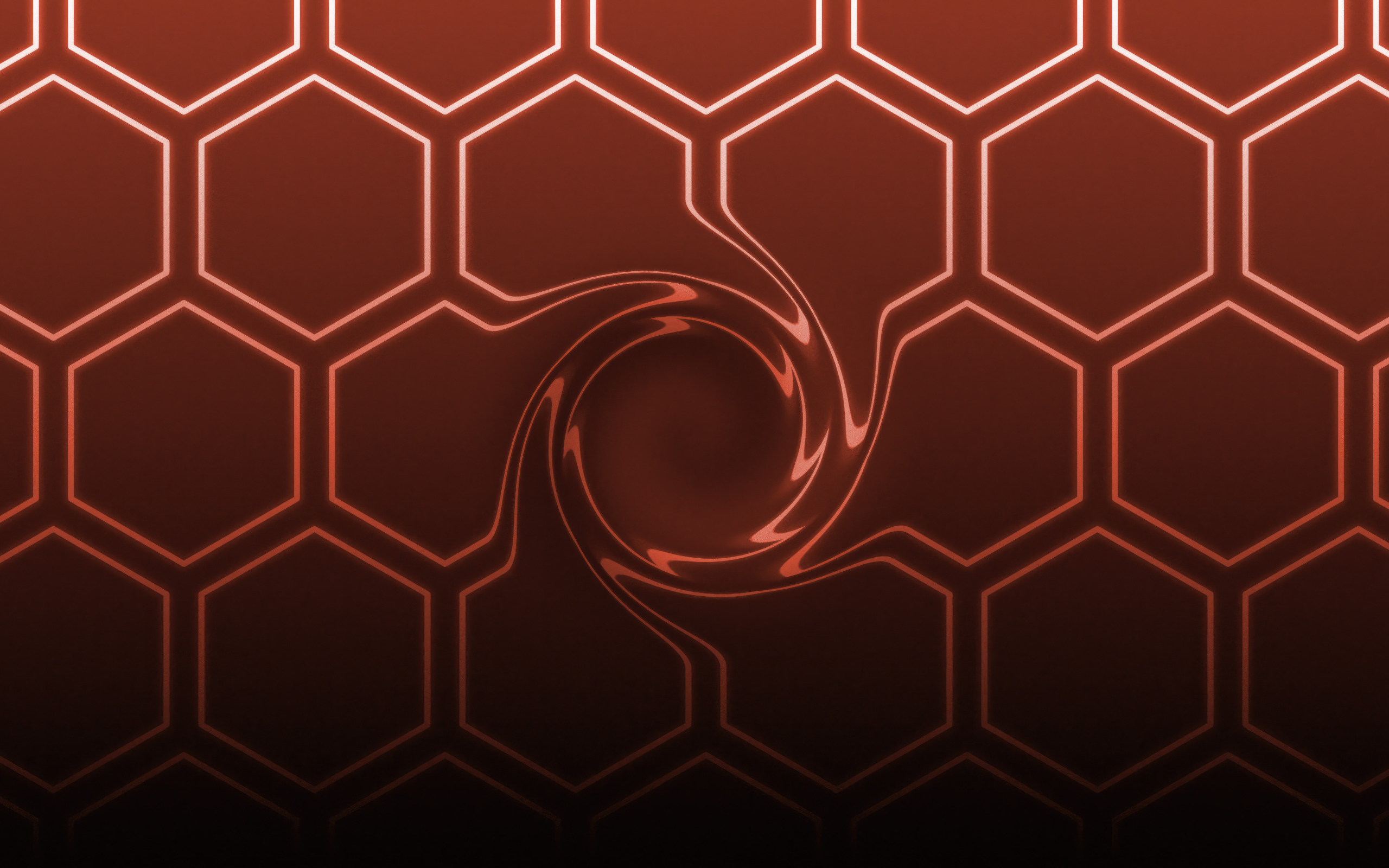 Шестиугольная сетка коричневого цвета