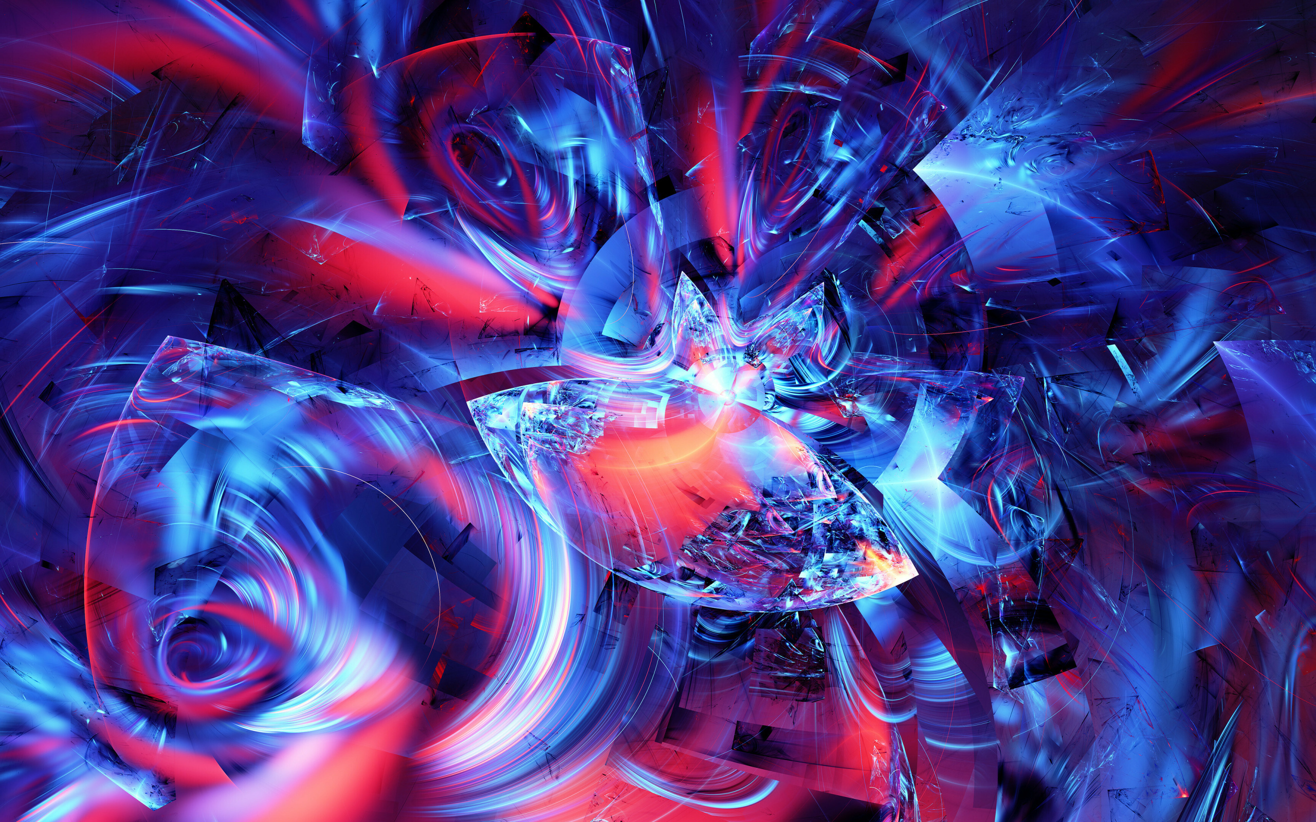 Градиентный фрактальный рисунок