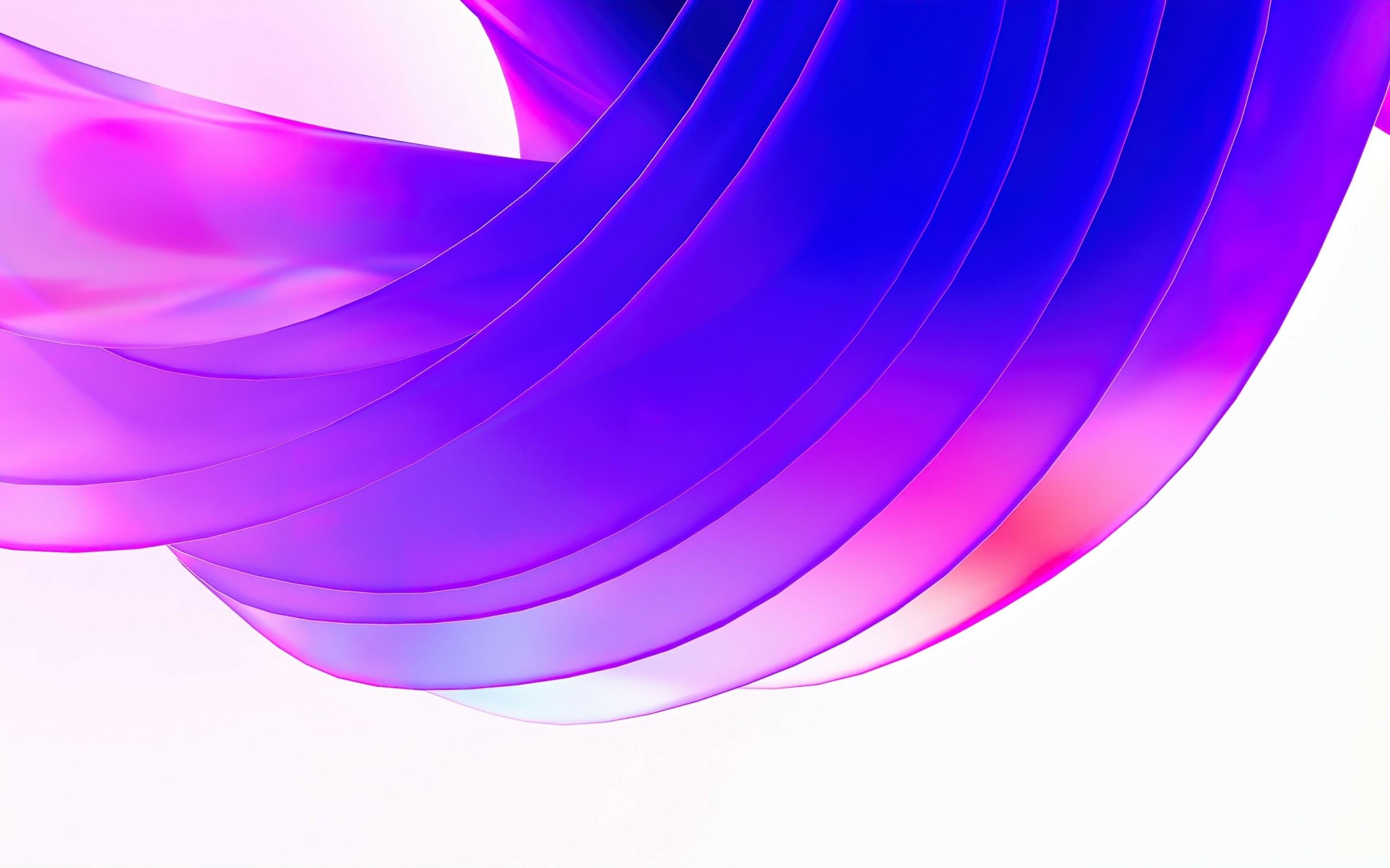 Сиреневые волны на белом фоне