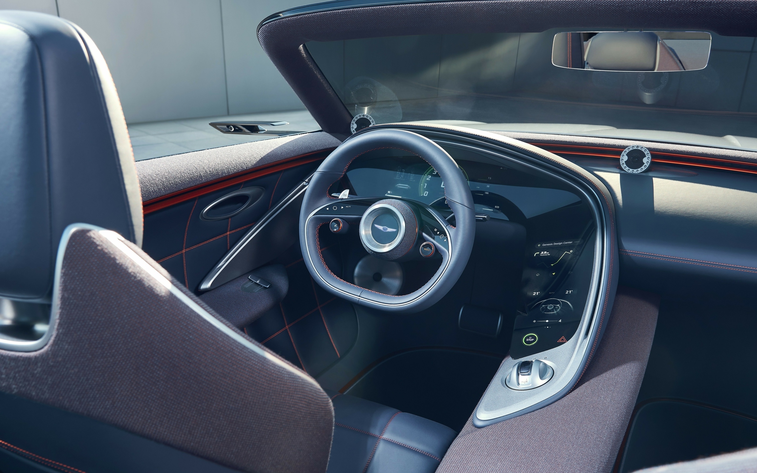 Салон  автомобиля Genesis X  2023 года