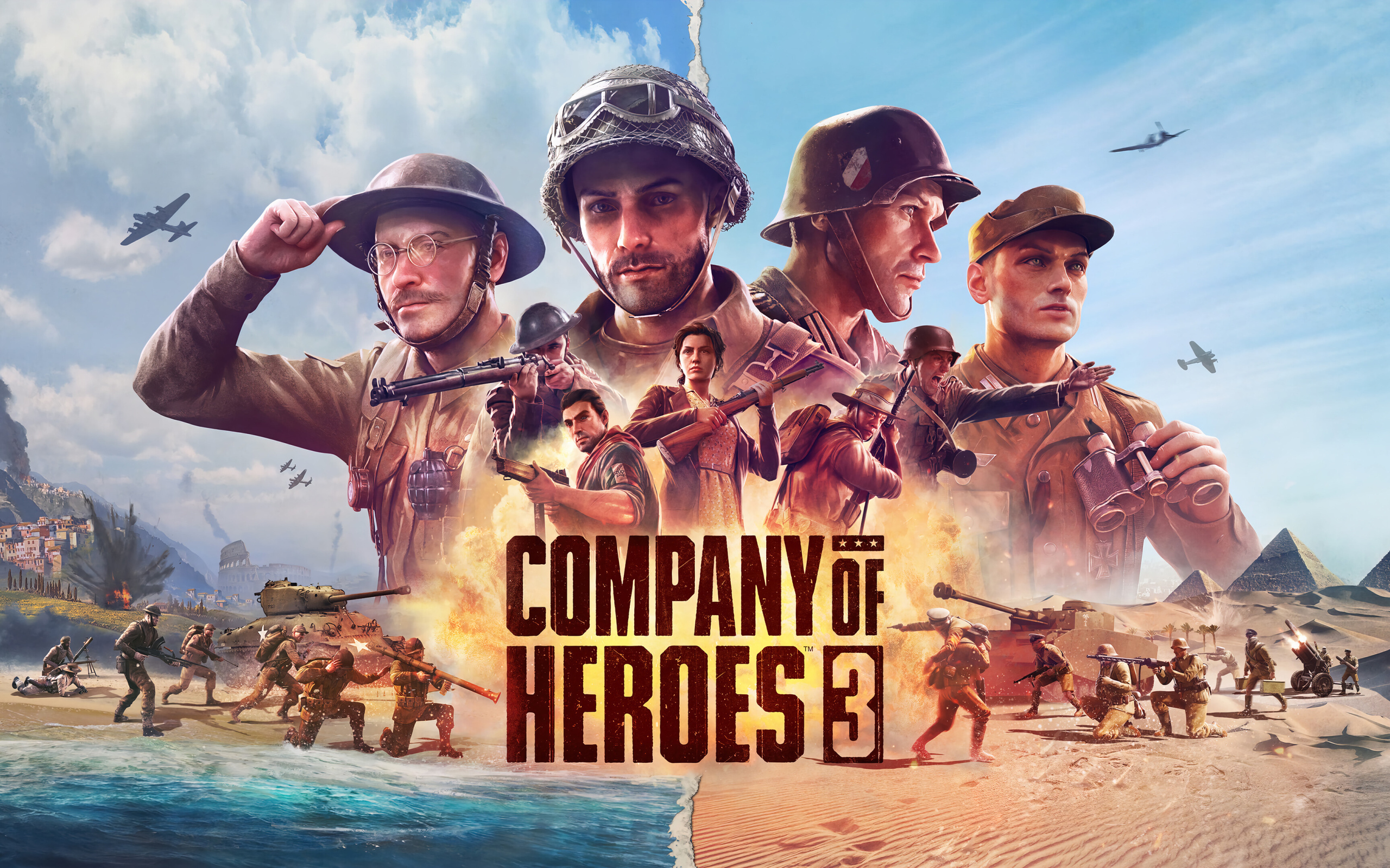 Постер компьютерной игры Company of Heroes 3, 2023