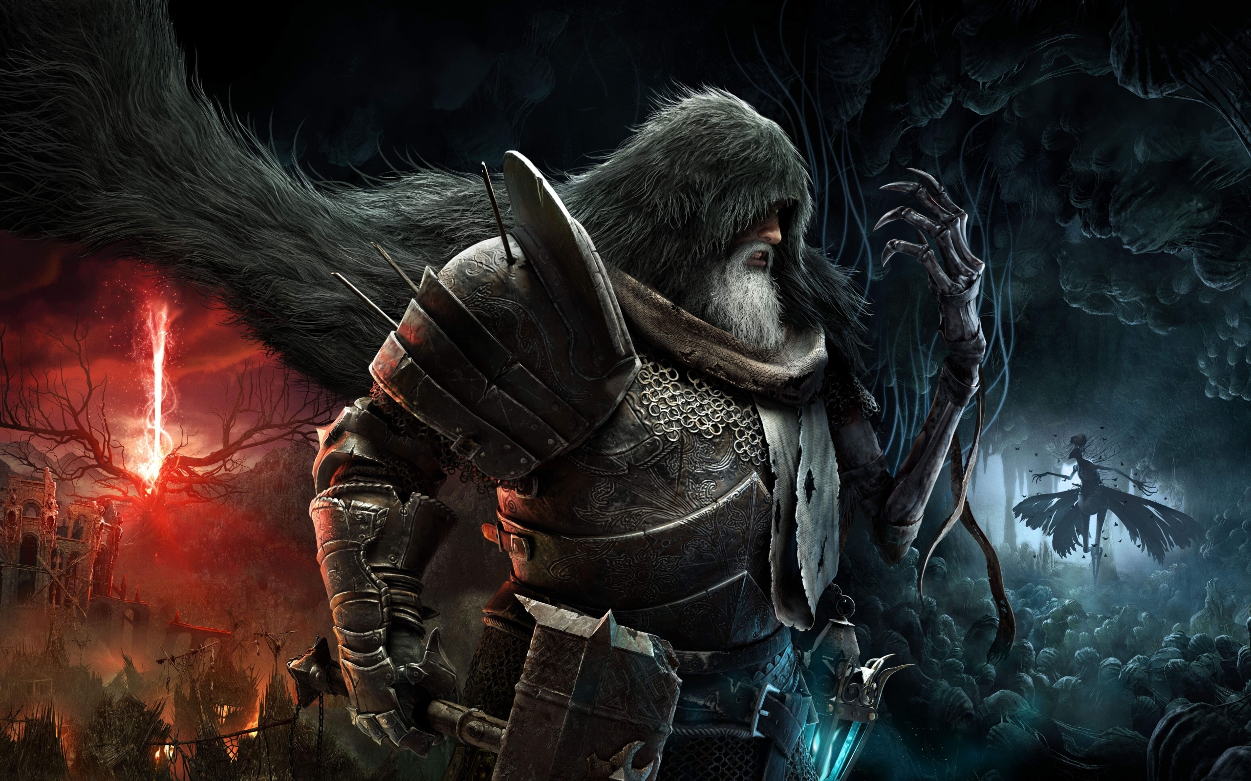 Воин из компьютерной игры The Lords of the Fallen