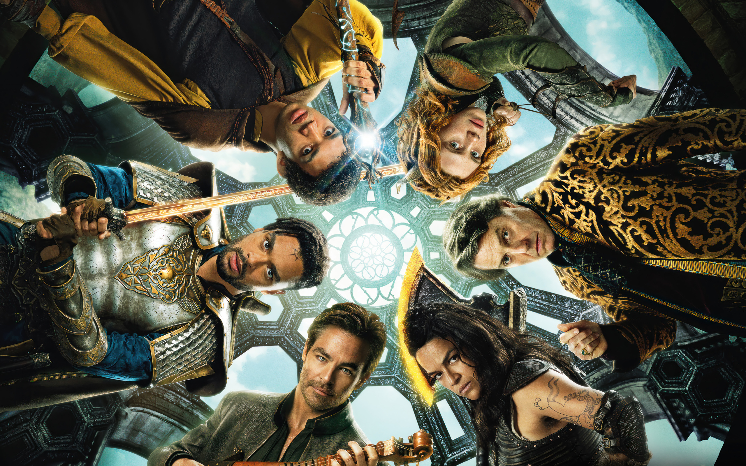 Постер нового фильма Подземелья и драконы: Честь среди воров, 2023