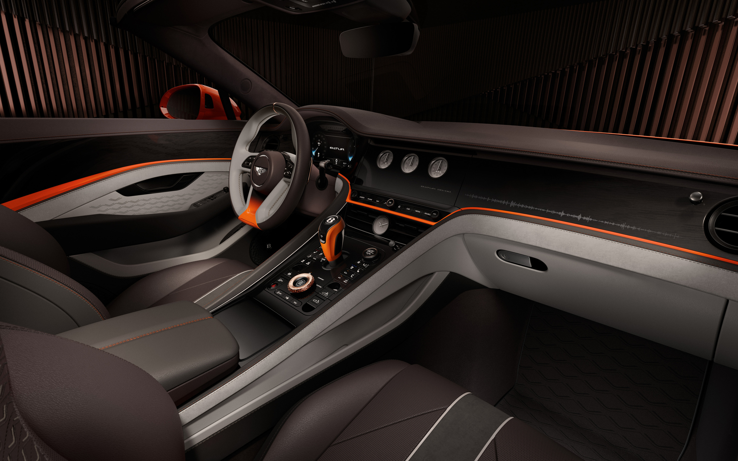 Салон автомобиля Bentley Mulliner Batur Convertible 2024 года