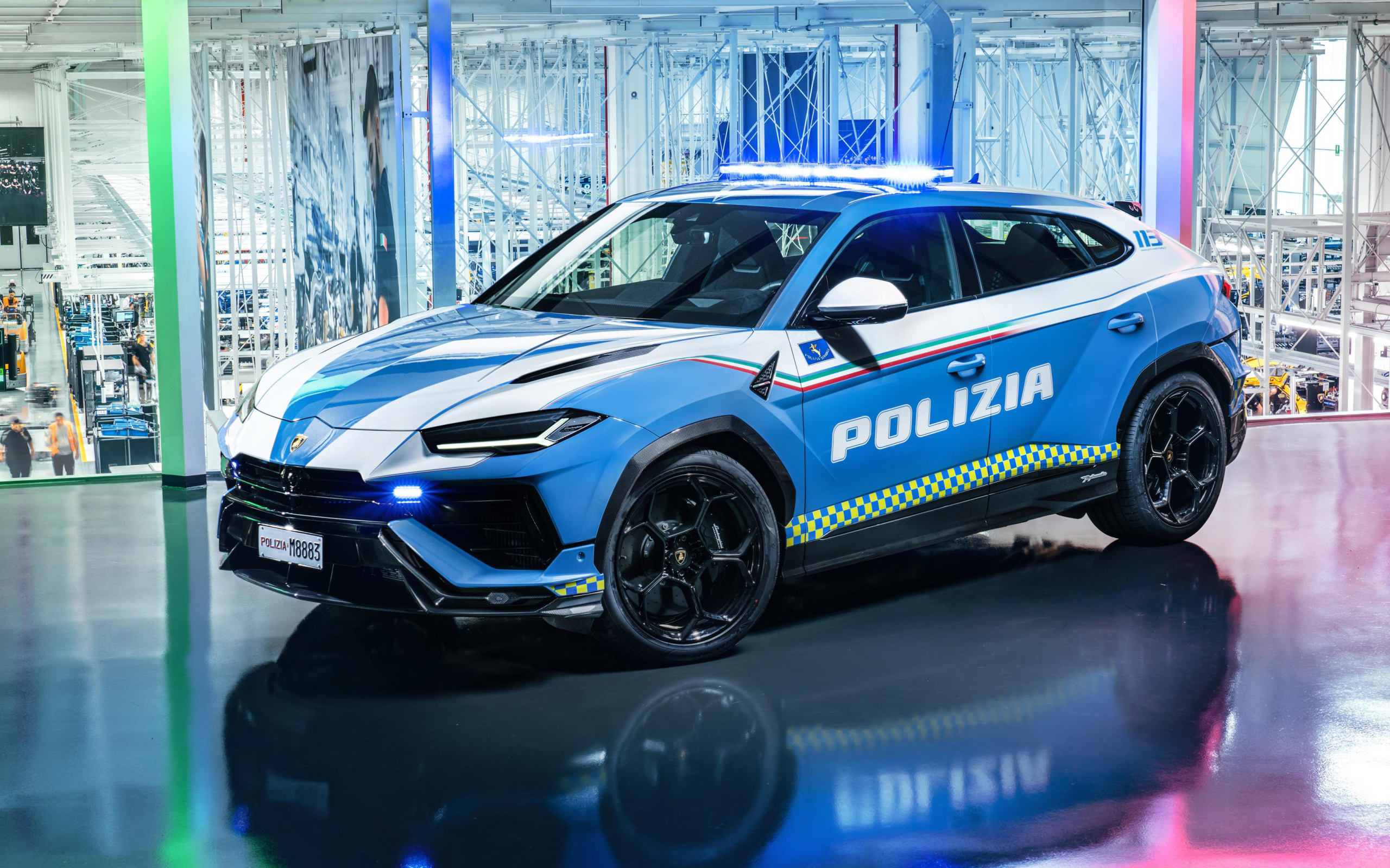 Автомобиль Lamborghini Urus Performante Polizia
