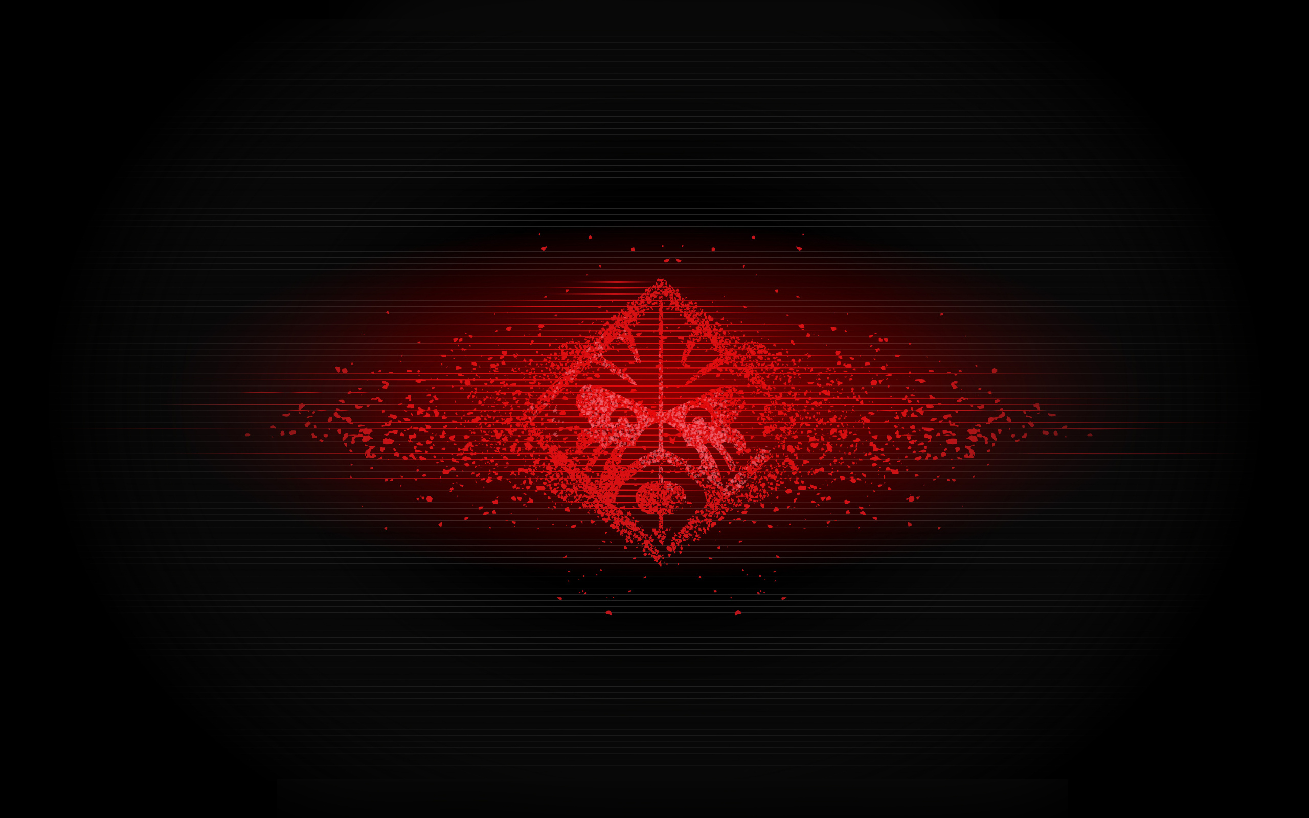 Красный логотип hp omen на черном фоне