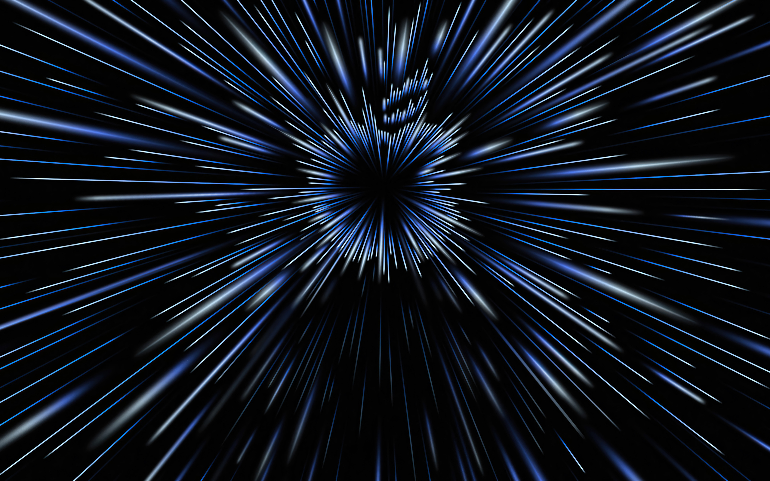 Логотип apple из неоновых бликов