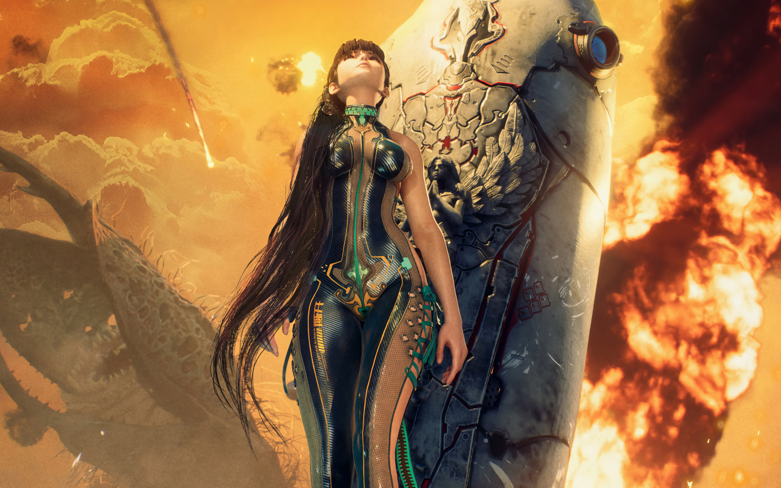 Девушка персонаж компьютерной игры Stellar Blade, 2024