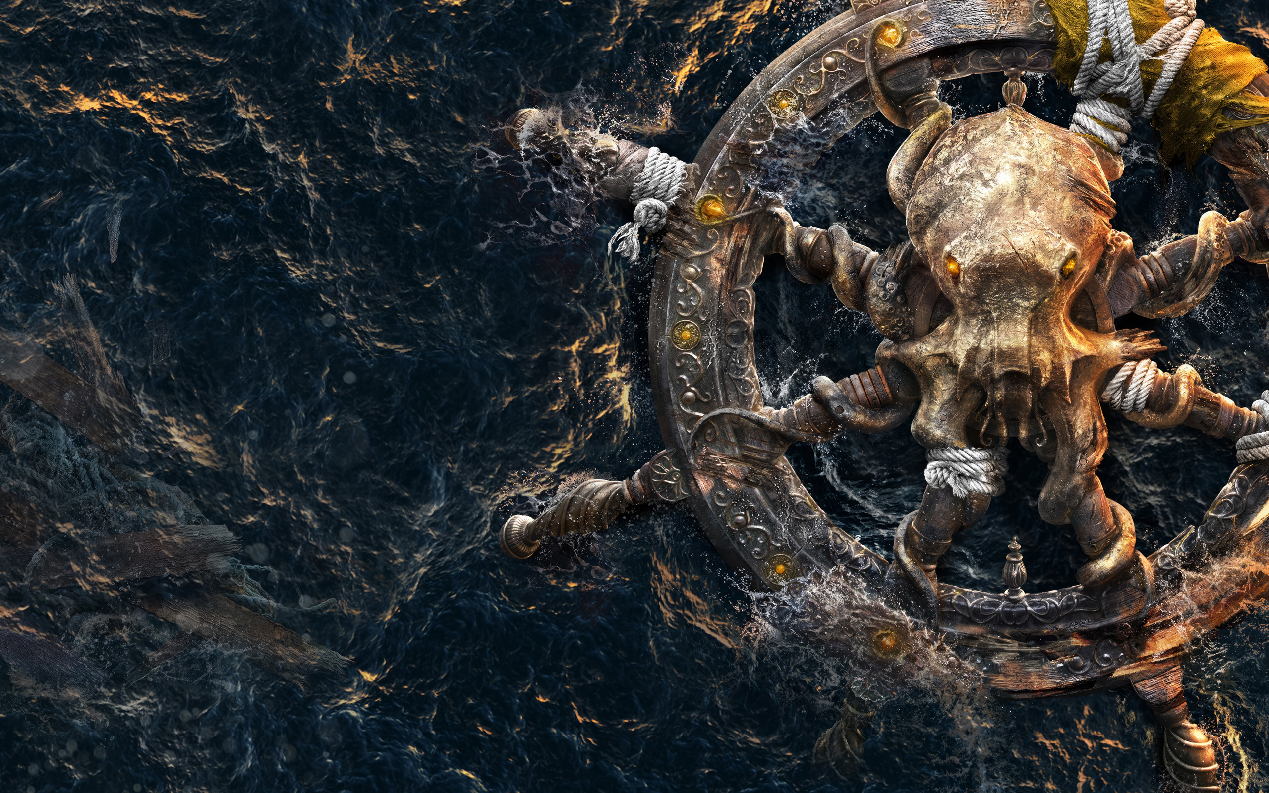 Логотип компьютерной игры Skull and Bones, 2024