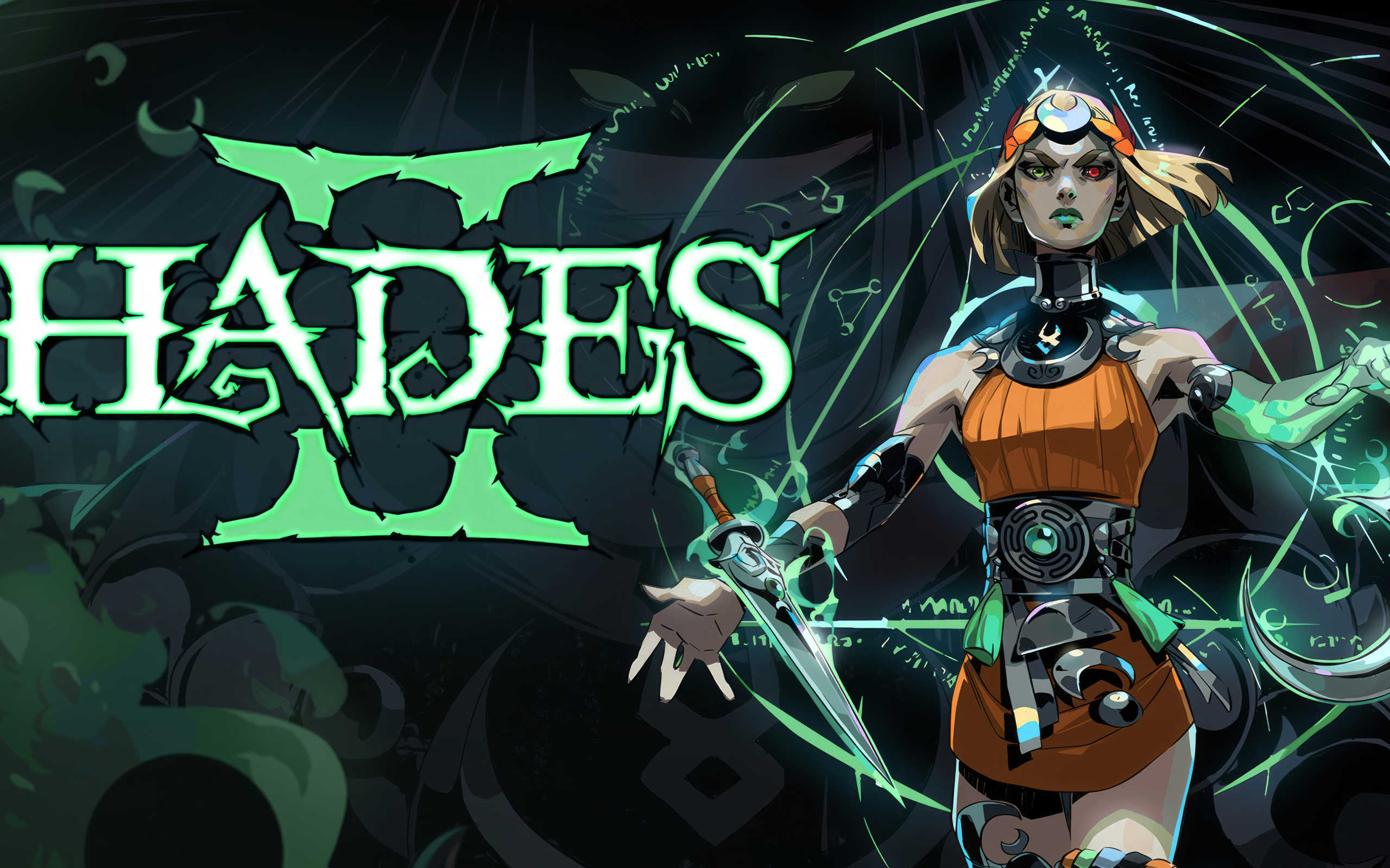 Постер компьютерной игры Hades II персонаж Мелиноя