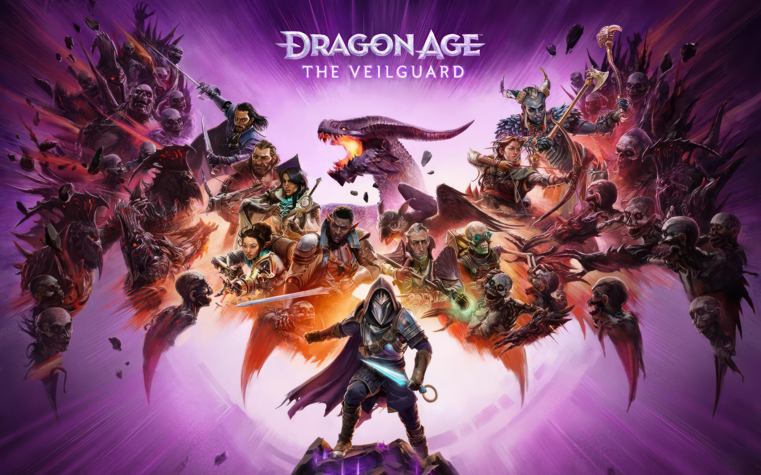 Постер новой компьютерной игры Dragon Age: The Veilguard, 2024