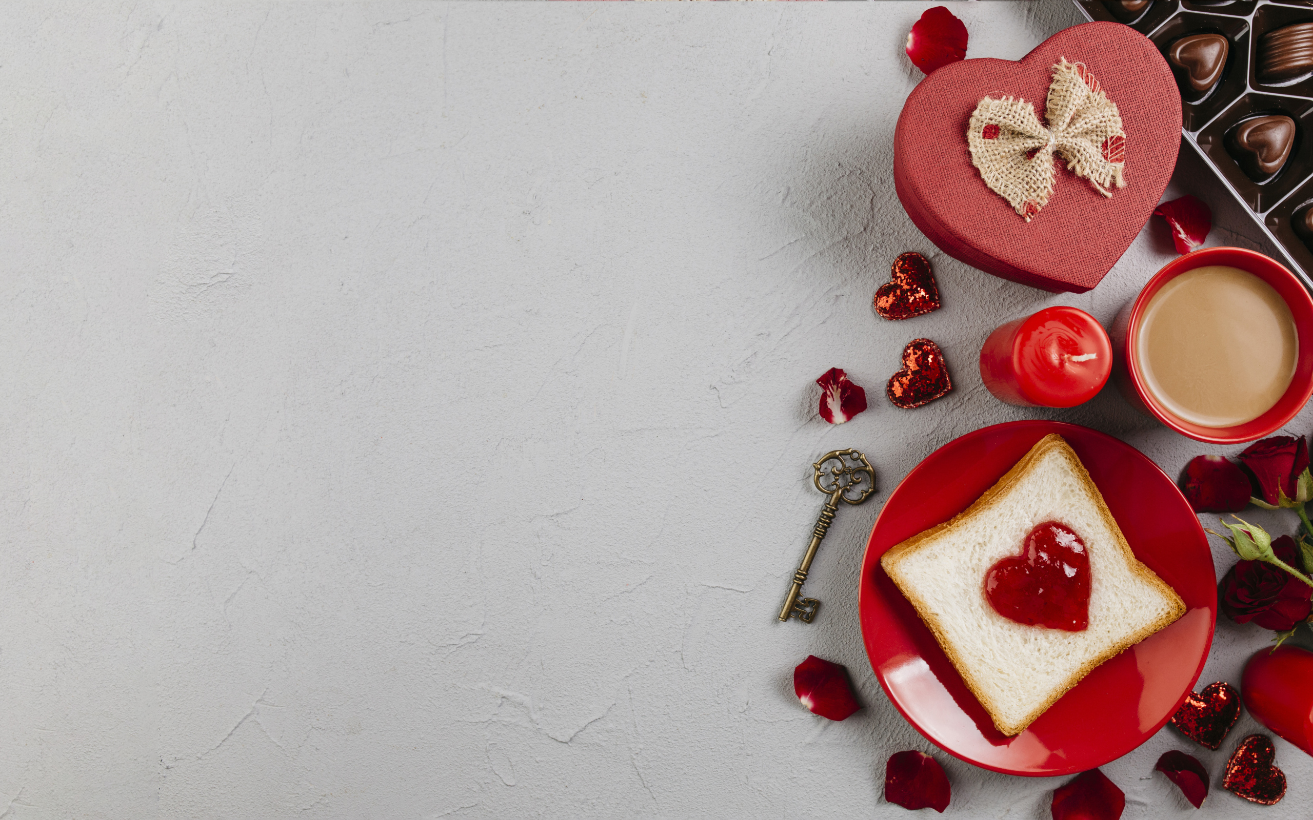 Угощения для любимой, фон для поздравительной открытки