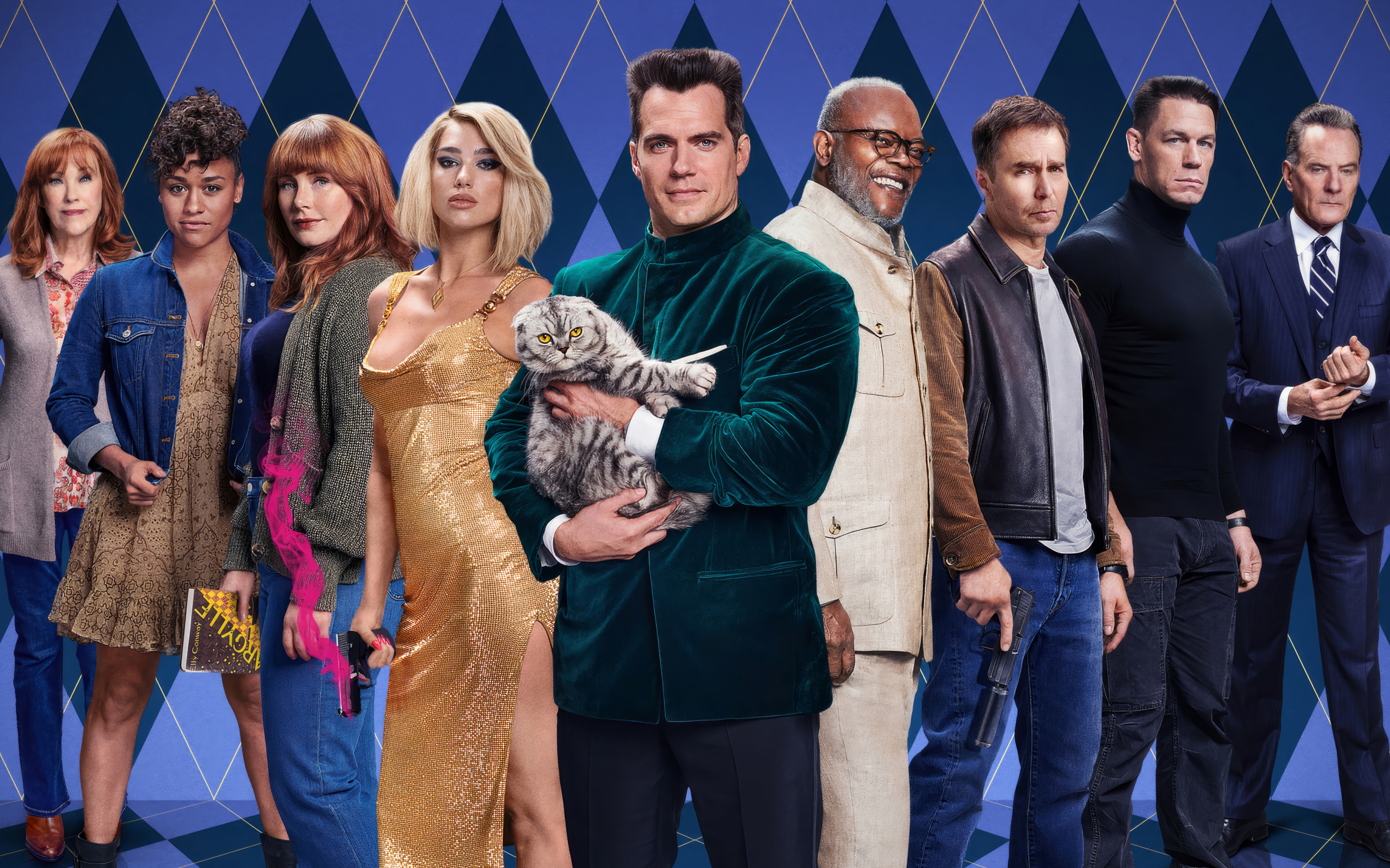 Главные персонажи фильма Аргайл, 2024