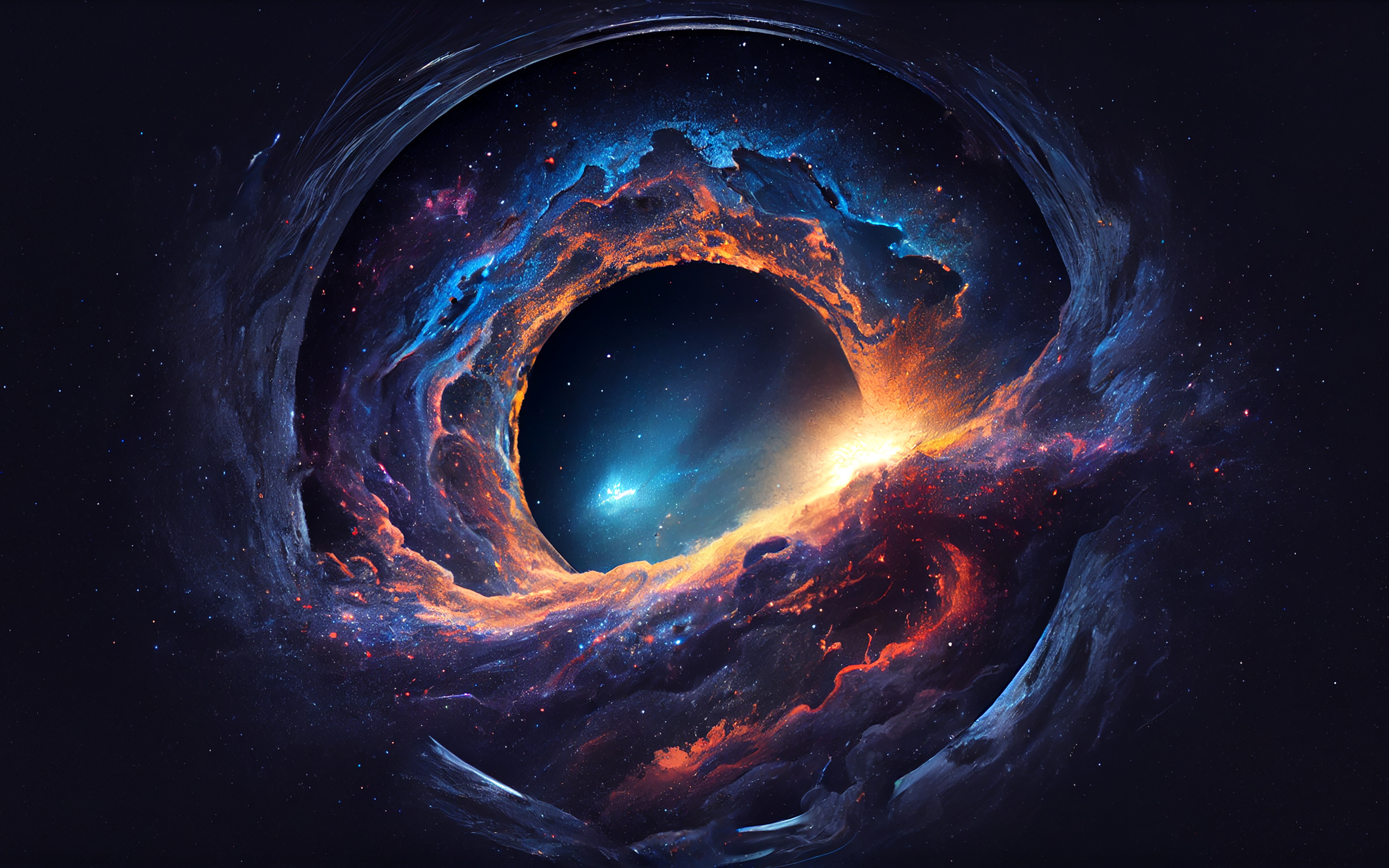 Необычный млечный путь в космосе