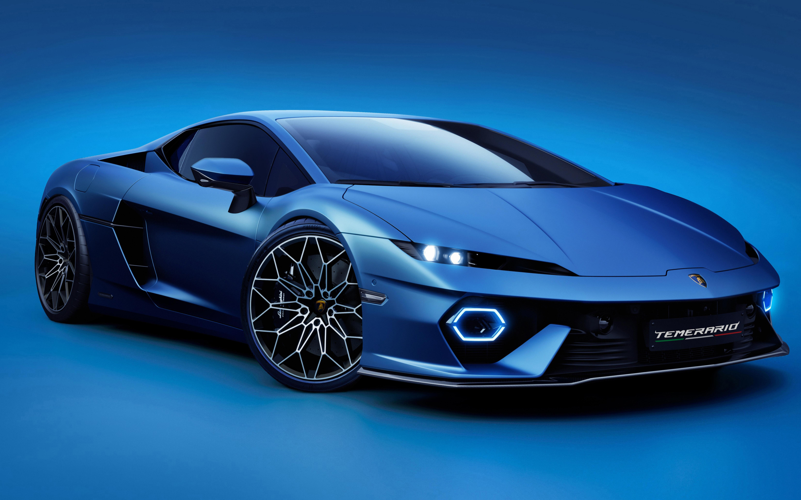 Быстрый спортивный автомобиль  Lamborghini Temerario 2024  года