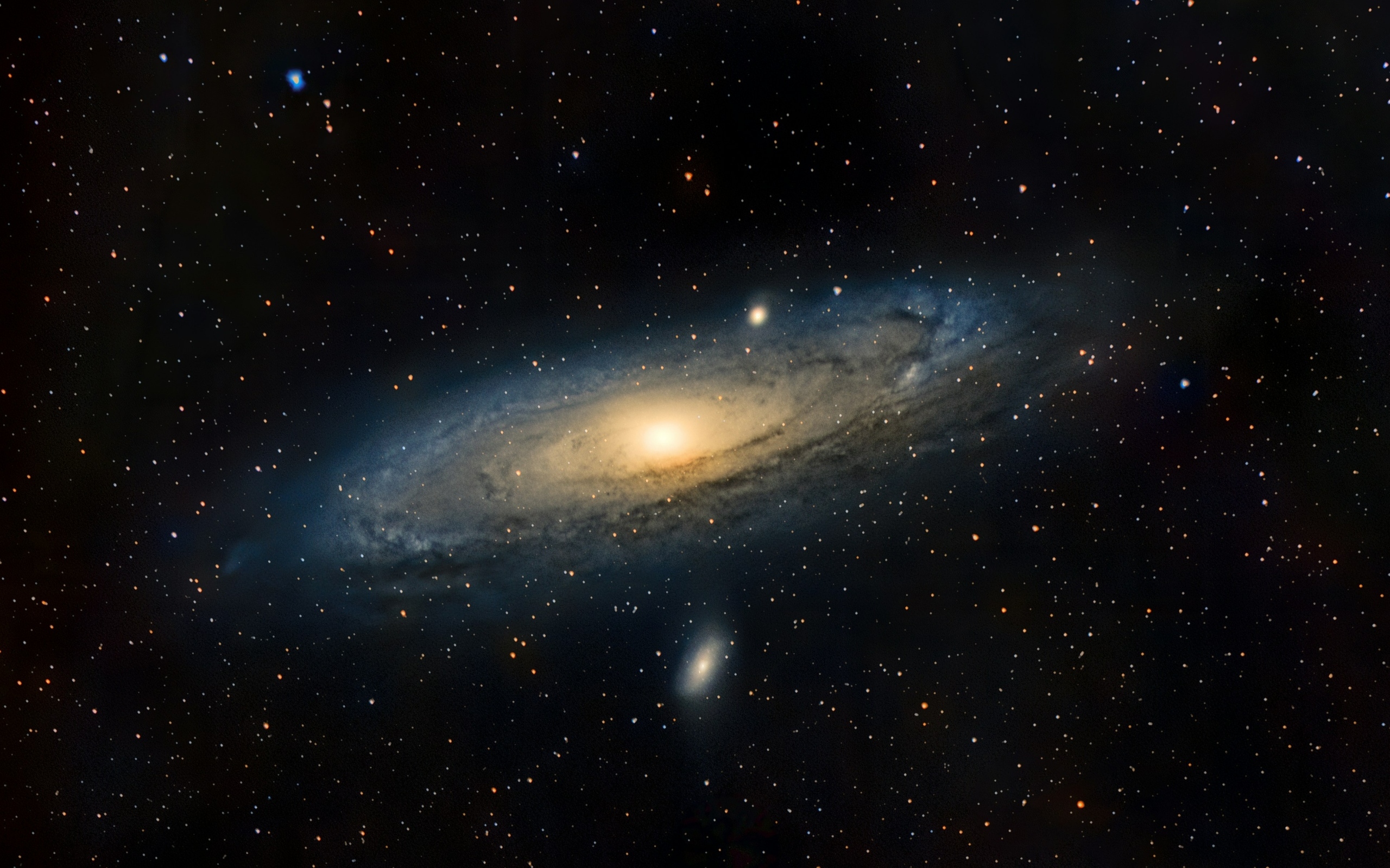 Небесное свечение в звездной галактике