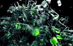 Абстракция стекла