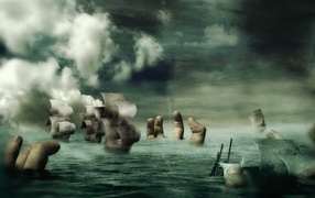 В темно-синем и далеком океане