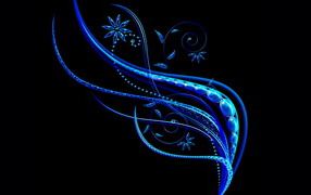 Голубой цветок