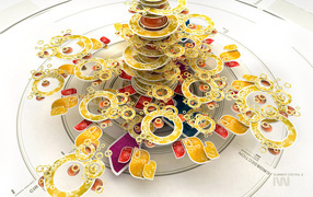 Пирог из кругов