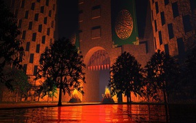 Город 3D экранные обои