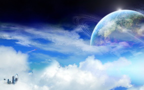 Город под облаками