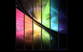 Цветная стена