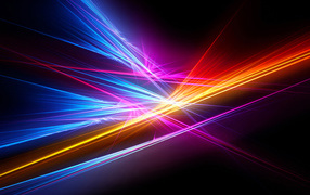 Разноцветные лучи