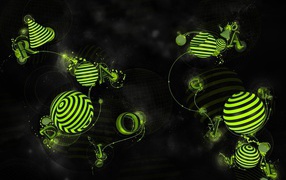 Зеленый рисунок