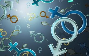 Мужской и женские знаки