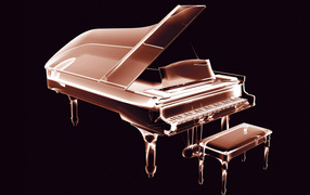 Неоновое пианино