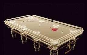 Неоновый бельярд