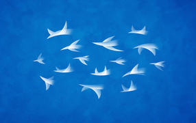 Бумажные птички