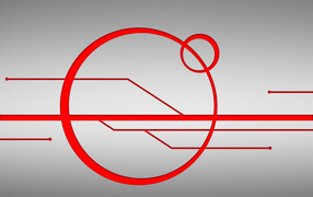 Красный интерфейс