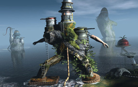 Человек дерево