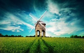 Необычная мельница