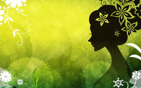 Женщина из цветов