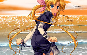 Девушка с длинными волосами