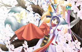 Девочки на дереве