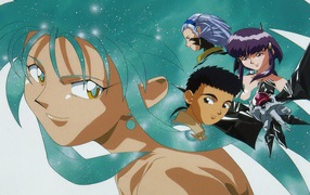 Зеленые волосы аниме