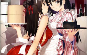 Девчонки - официантки