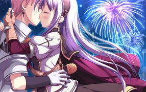 Страстный поцелуй