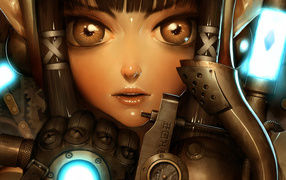 Девушка с большими глазами