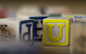 Кубики с буквами