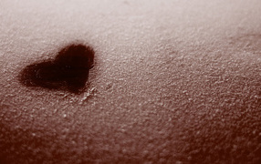 След на песке