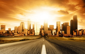 Дорога в город