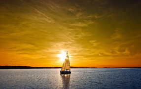 Парусная лодка