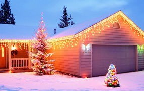 Новый Год Снег